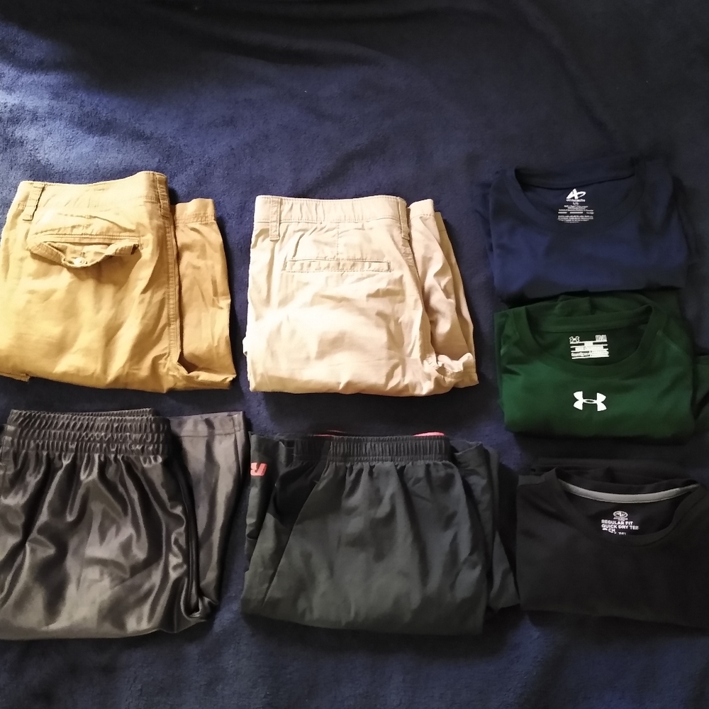 4 Pairs of Shorts & 3 Shirts